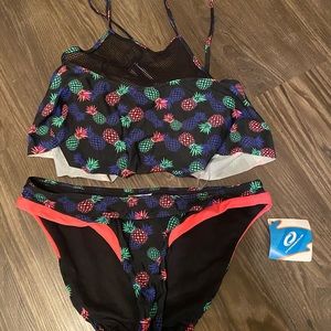 Pineapple 2 piece bikini  set